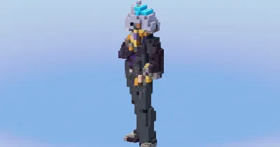 Steven Stone Champion from Pokemon — Minecraft Build by LeonisBuilds