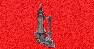 Industrial Chimney Tower — Minecraft Build by ImpossibleBuilds