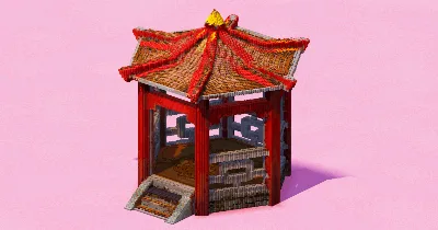 Chinese Gazebo — Minecraft Build by EasternRealms