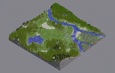 Survival Plains Forest Custom Map — Minecraft Build by LeonisBuilds