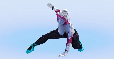 Spider-Gwen — Minecraft Build by LeonisBuilds
