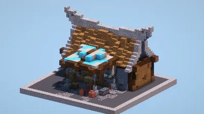 Medieval Butcher House — Minecraft Build by LeonisBuilds