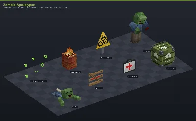 Zombie Apocalypse Asset Download [Java + Bedrock + Blockbench]