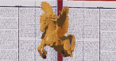 Pegasus Staue — Minecraft Build by TheBibleOfBuilding