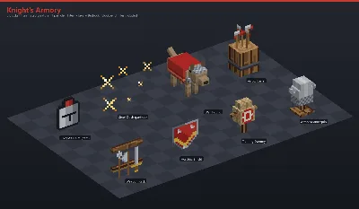 Knight's Armory Asset Download [Java + Bedrock + Blockbench] — Minecraft Resource Pack by ScorpionTeam
