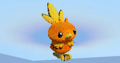 Torchic — Minecraft Build by LeonisBuilds