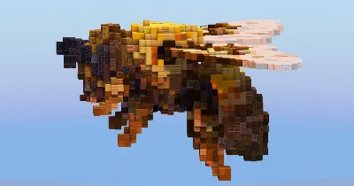 Bee Animal — Minecraft Build by LeonisBuilds