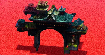 Arch Japanese Castle — Minecraft Build by ImpossibleBuilds