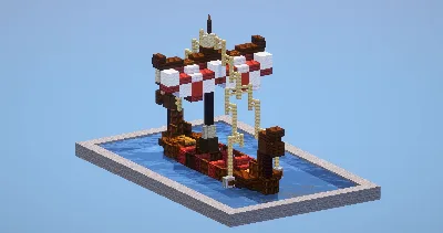 Viking Boat — Minecraft Build by LeonisBuilds
