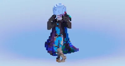 Megamind from Megamind — Minecraft Build by LeonisBuilds