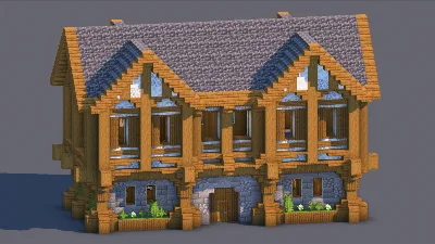 Medieval House – Fully Decorated Interior | Download — Minecraft Build by RaekonBuilds