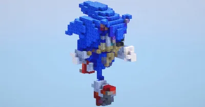 Sonic‎ — Minecraft Build by LeonisBuilds