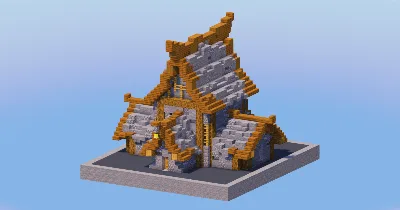 Stone Medieval House 5 — Minecraft Build by LeonisBuilds