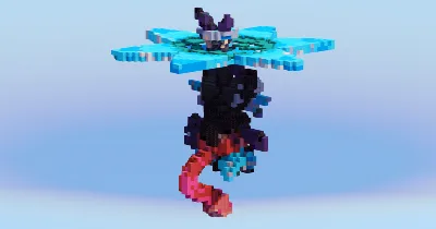 Mega Greninja from Pokemon — Minecraft Build by LeonisBuilds