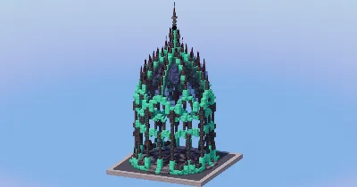 Gothic Bandstand Dark Copper — Minecraft Build by LeonisBuilds