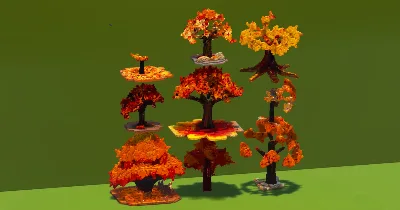 Autumn Trees Pack — Minecraft Build by VerdantBuilds