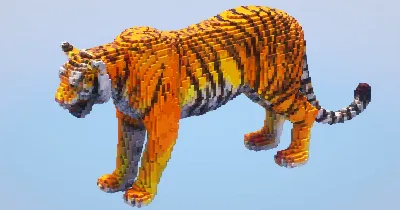 Tiger‎ — Minecraft Build by LeonisBuilds
