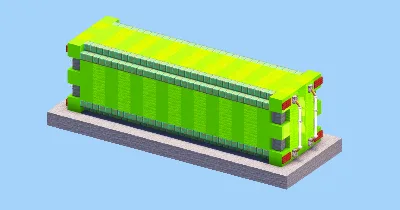 Lime Container — Minecraft Build by LeonisBuilds