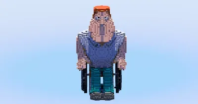 Joe Swanson — Minecraft Build by LeonisBuilds