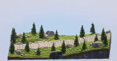 Tree-Lined Street Diorama — Minecraft Build by LeonisBuilds