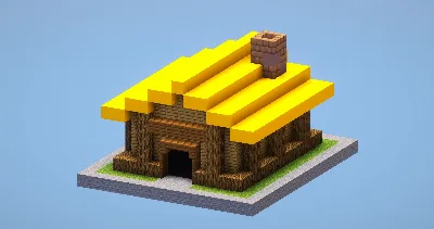 Clash of Clans Town Hall Level 1 — Minecraft Build by LeonisBuilds