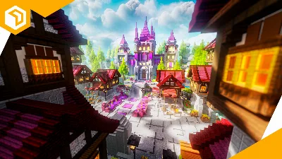 Rubycrest Lobby — Minecraft Build by BlockyVerse