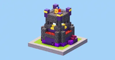 Clash of Clans Wizard Tower Level 15 — Minecraft Build by LeonisBuilds