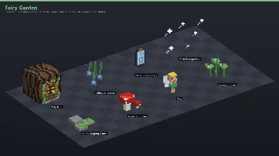 Fairy Garden Asset Download [Java + Bedrock + Blockbench] — Minecraft Resource Pack by ScorpionTeam