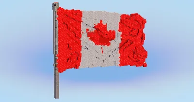 Canada Flag — Minecraft Build by LeonisBuilds