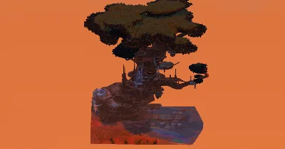 Kashyyyk Tree — Minecraft Build by StarWarsCreations