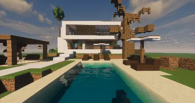 LA Modern House — Minecraft Build by ArchitectCraft