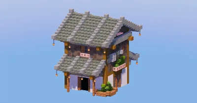 Tuff Japanese House 1 — Minecraft Build by LeonisBuilds