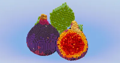 Black Fig Fruit — Minecraft Build by LeonisBuilds