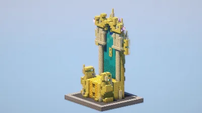 Poseidon Throne — Minecraft Build by LeonisBuilds
