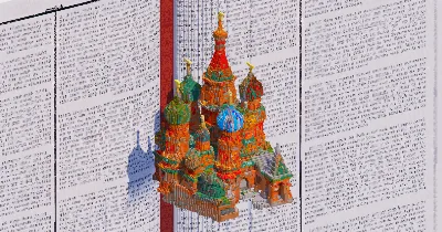 Saint Basil Cathedral — Minecraft Build by TheBibleOfBuilding