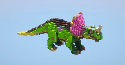 Dinosaur Toy Small — Minecraft Build by LeonisBuilds