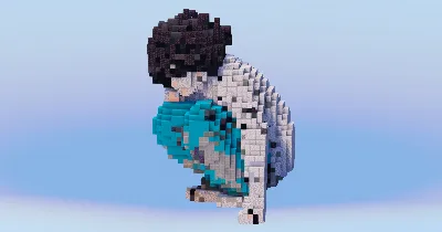 L from Death Note — Minecraft Build by LeonisBuilds