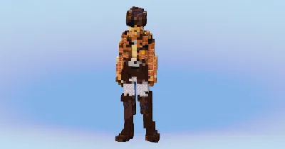Eren from Attack on Titan — Minecraft Build by LeonisBuilds