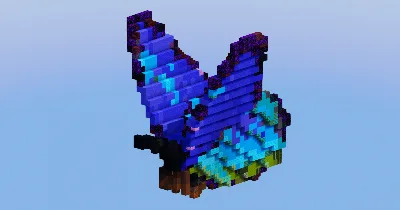 Butterfly Animal — Minecraft Build by LeonisBuilds