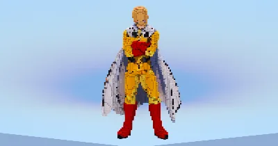 Saitama — Minecraft Build by LeonisBuilds