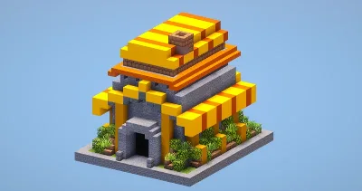 Clash of Clans Town Hall Level 6 — Minecraft Build by LeonisBuilds