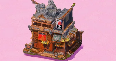 Japanese Night Tavern — Minecraft Build by EasternRealms