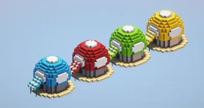 Mario Mushroom House A — Minecraft Build by LeonisBuilds
