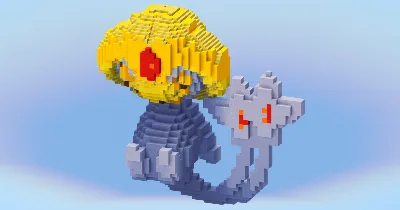 Uxie from Pokemon — Minecraft Build by LeonisBuilds