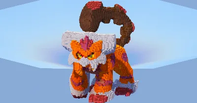 Landorus Therian — Minecraft Build by LeonisBuilds