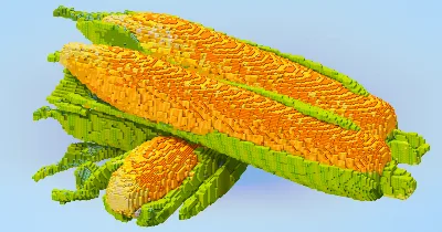 Corn — Minecraft Build by LeonisBuilds