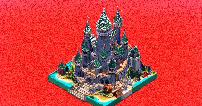 Island Castle — Minecraft Build by ImpossibleBuilds