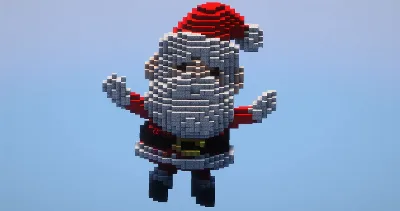 Santa — Minecraft Build by LeonisBuilds