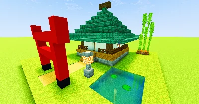 Japanese House — Minecraft Build by NoobBuilder