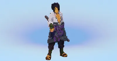 Sasuke — Minecraft Build by LeonisBuilds